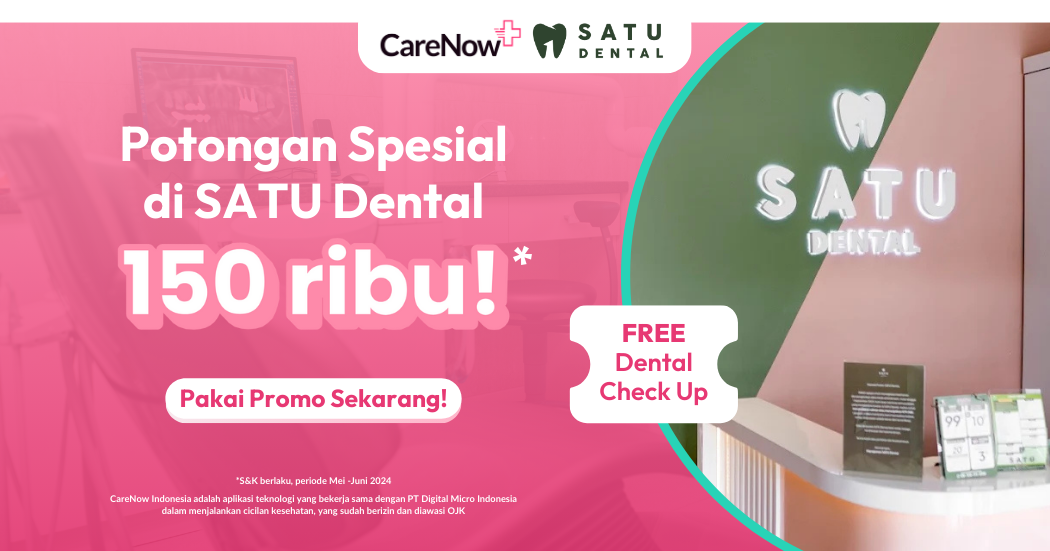 Diskon s.d. Rp150rb di SATU Dental